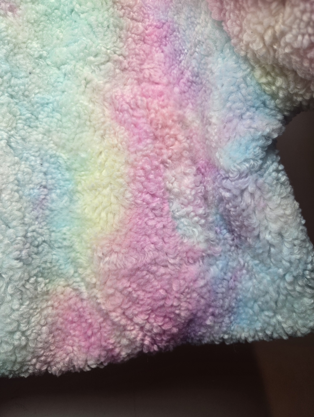 Sugar Thrillz Jacket Women's Sherpa Medium Dolls Kill Candy Pastel Dopamine Y2k - Picture 3 of 10